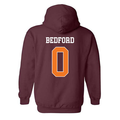 Virginia Tech - NCAA Men's Basketball : Jailen Bedford - Classic Shersey Hooded Sweatshirt-1