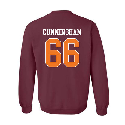 Virginia Tech - NCAA Football : Montavious Cunningham - Classic Shersey Crewneck Sweatshirt-1