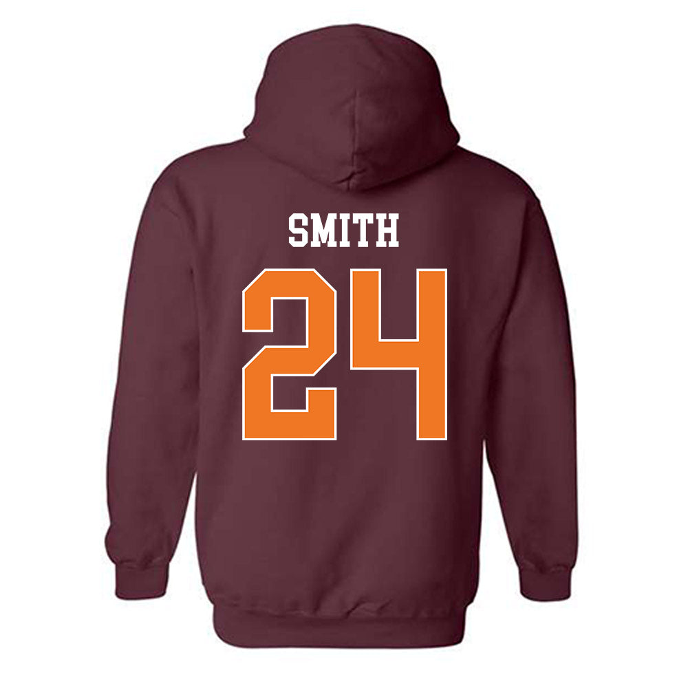 Virginia Tech - NCAA Baseball : Peyton Smith - Classic Shersey Hooded Sweatshirt-1