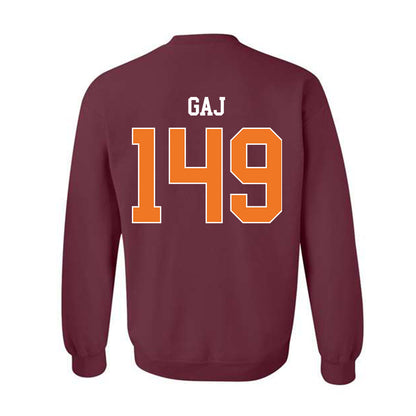 Virginia Tech - NCAA Wrestling : Collin Gaj - Classic Shersey Crewneck Sweatshirt-1