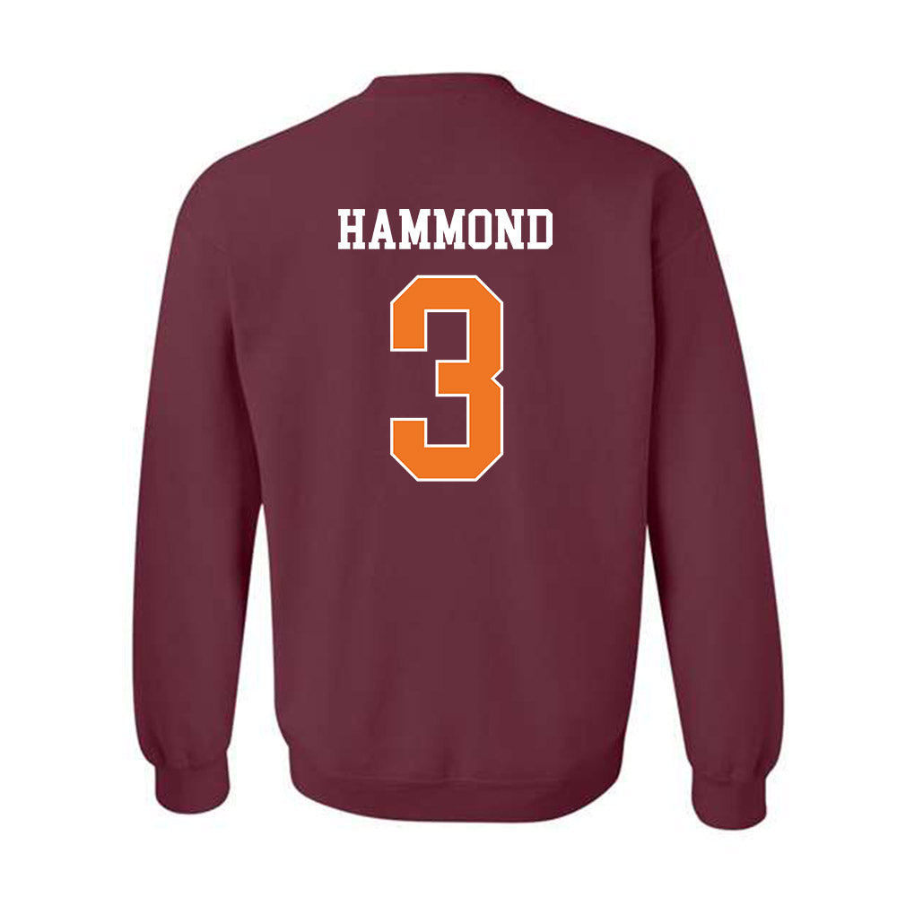 Virginia Tech - NCAA Men's Basketball : Ben Hammond - Classic Shersey Crewneck Sweatshirt-1