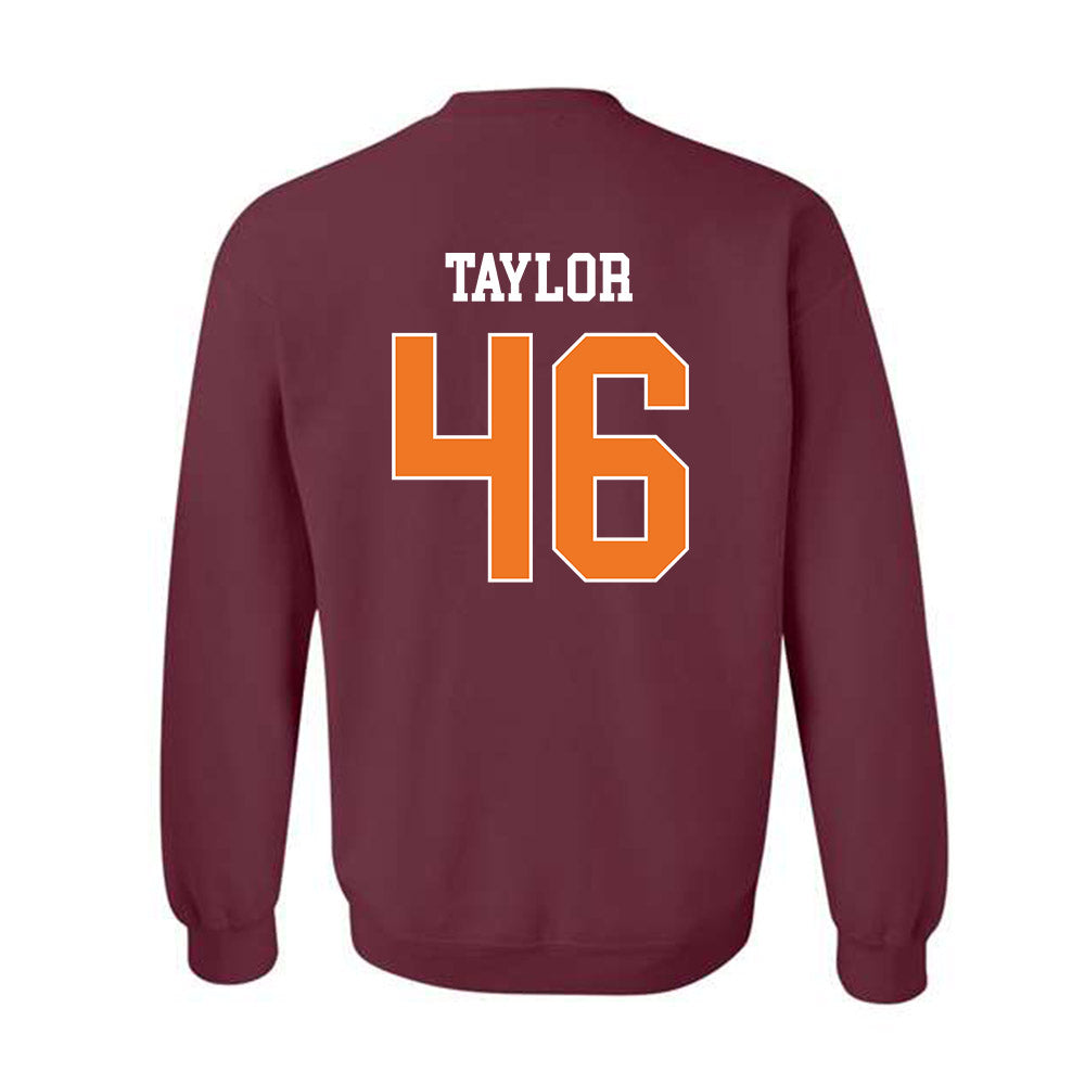 Virginia Tech - NCAA Football : Darius Taylor - Classic Shersey Crewneck Sweatshirt-1