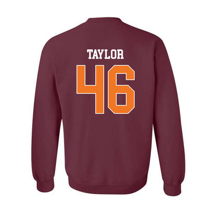 Virginia Tech - NCAA Football : Darius Taylor - Classic Shersey Crewneck Sweatshirt-1