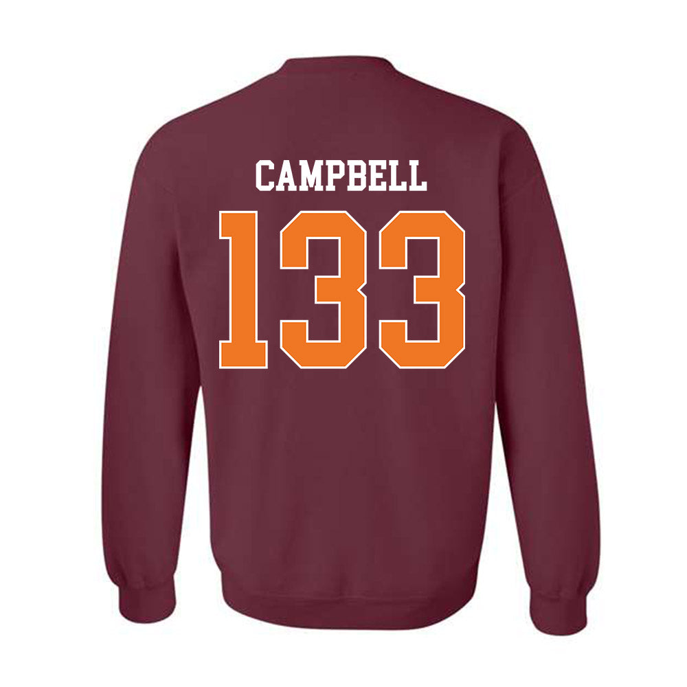 Virginia Tech - NCAA Wrestling : Dillon Campbell - Classic Shersey Crewneck Sweatshirt-1
