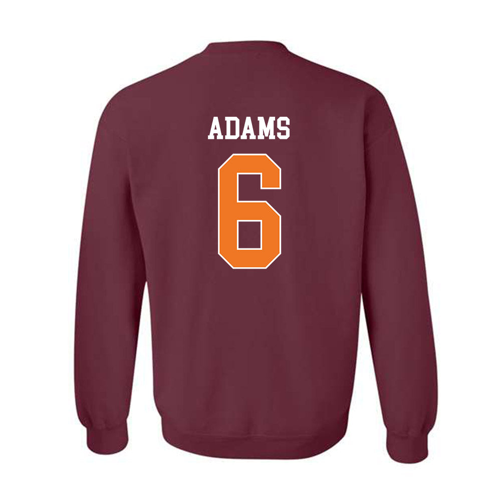 Virginia Tech - NCAA Football : Keylen Adams - Classic Shersey Crewneck Sweatshirt-1