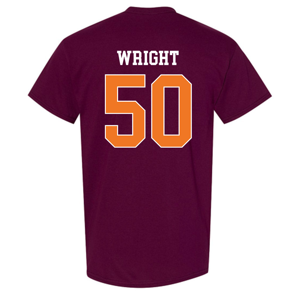 Virginia Tech - NCAA Football : Nathaniel Wright - Classic Shersey T-Shirt-1