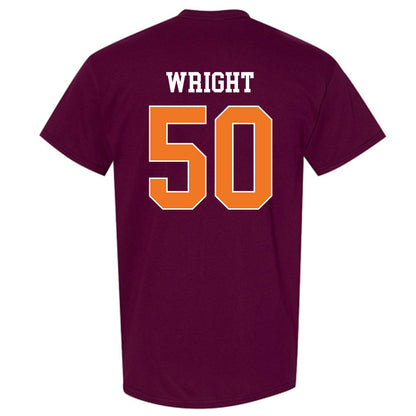Virginia Tech - NCAA Football : Nathaniel Wright - Classic Shersey T-Shirt-1