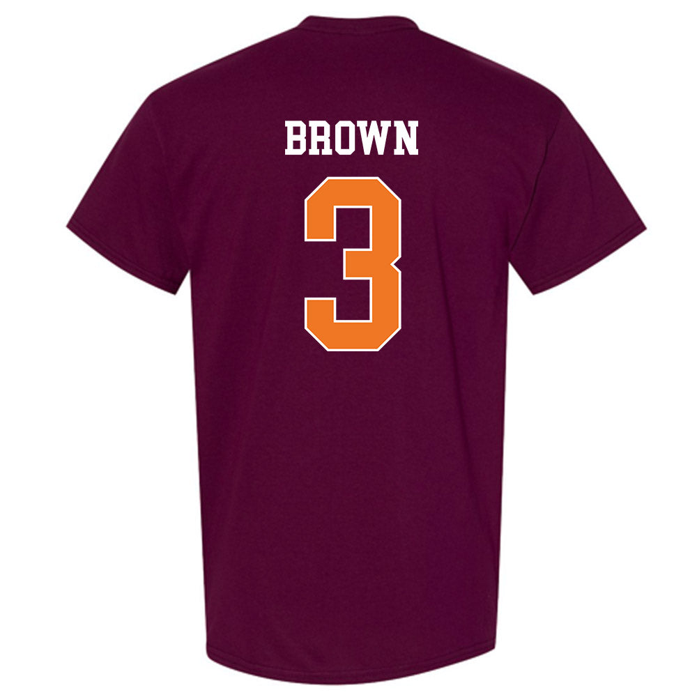 Virginia Tech - NCAA Football : Que'Sean Brown - Classic Shersey T-Shirt-1