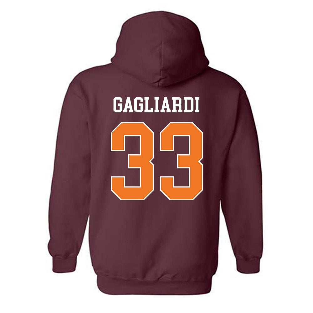 Virginia Tech - NCAA Softball : Mia Gagliardi - Classic Shersey Hooded Sweatshirt-1