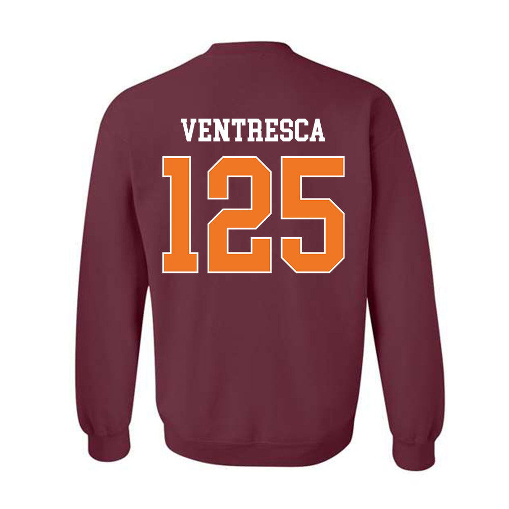 Virginia Tech - NCAA Wrestling : Eddie Ventresca - Classic Shersey Crewneck Sweatshirt-1