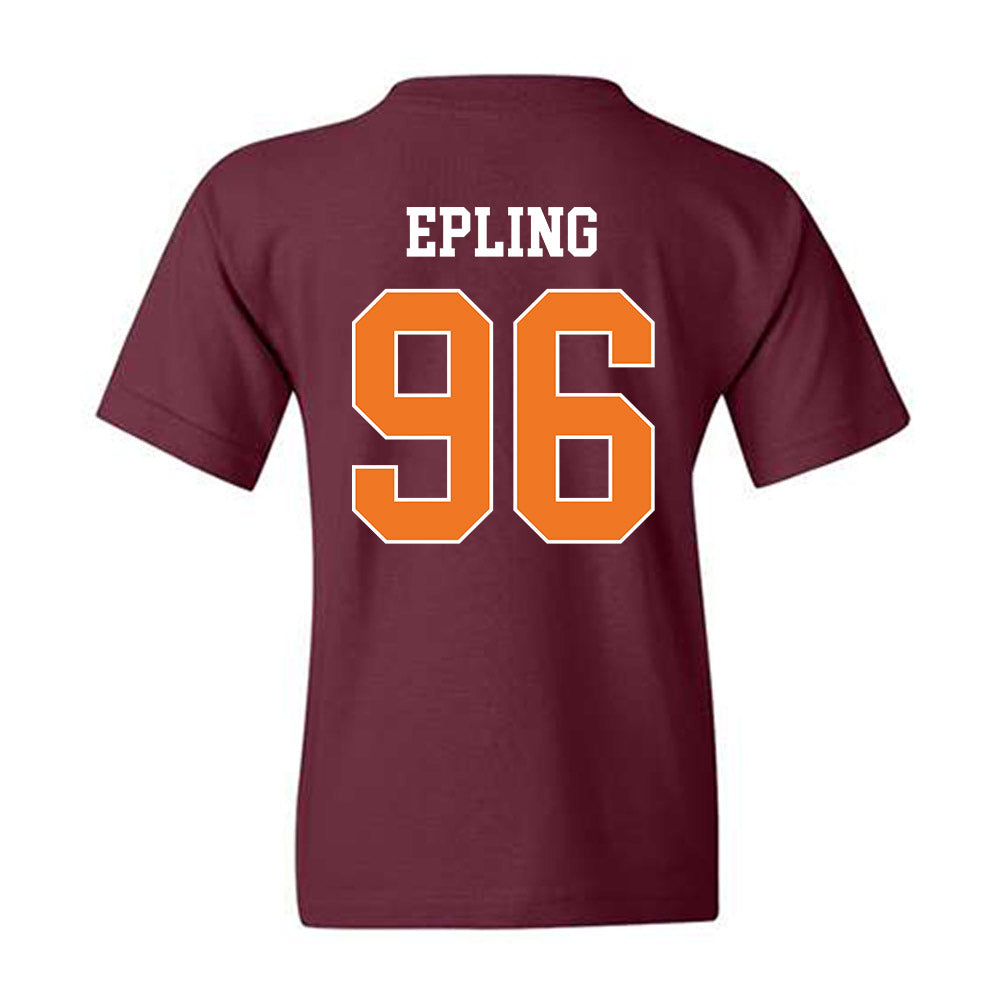 Virginia Tech - NCAA Football : Christian Epling - Classic Shersey Youth T-Shirt-1