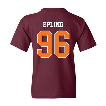 Virginia Tech - NCAA Football : Christian Epling - Classic Shersey Youth T-Shirt-1