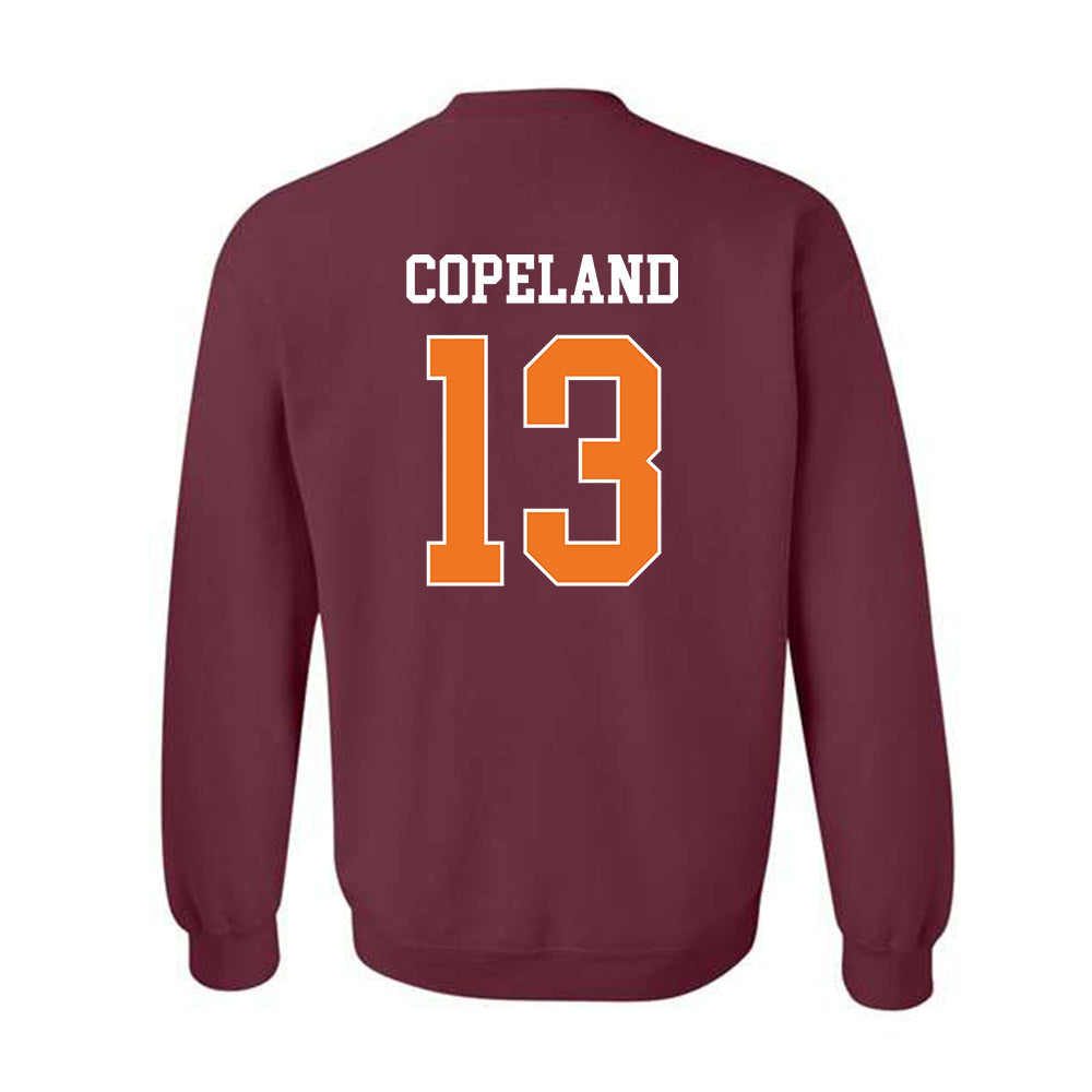 Virginia Tech - NCAA Football : Kemari Copeland - Classic Shersey Crewneck Sweatshirt-1