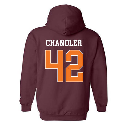 Virginia Tech - NCAA Baseball : Aimon Chandler - Classic Shersey Hooded Sweatshirt-1