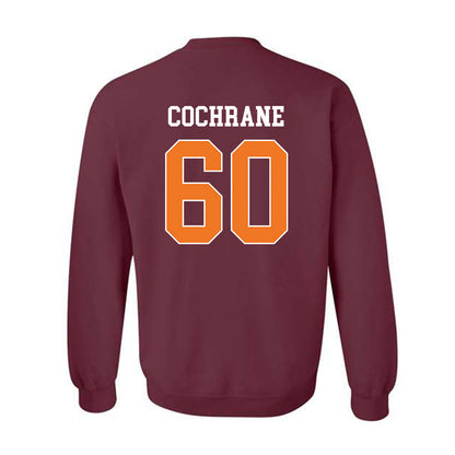 Virginia Tech - NCAA Football : Maddox Cochrane - Classic Shersey Crewneck Sweatshirt-1