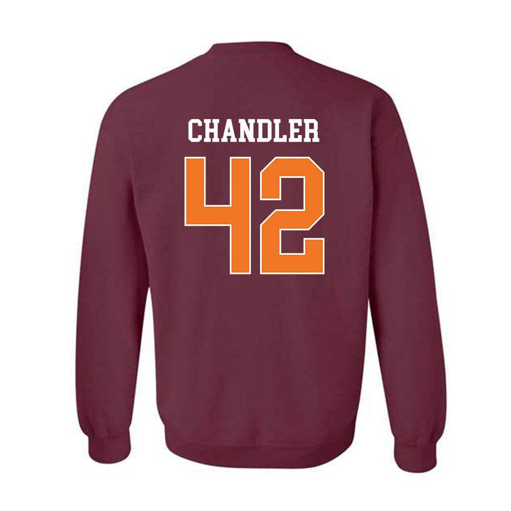 Virginia Tech - NCAA Baseball : Aimon Chandler - Classic Shersey Crewneck Sweatshirt-1