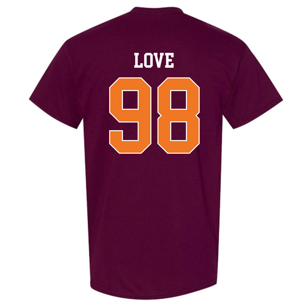 Virginia Tech - NCAA Football : Will Love - Classic Shersey T-Shirt-1