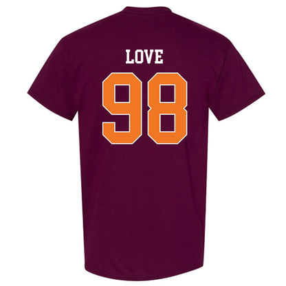 Virginia Tech - NCAA Football : Will Love - Classic Shersey T-Shirt-1