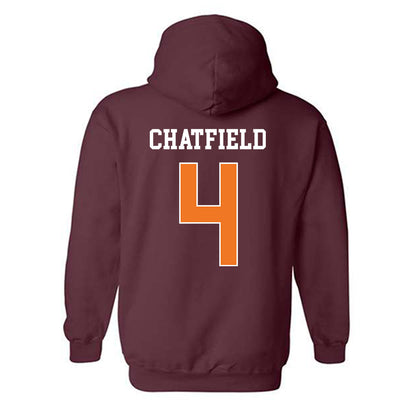 Virginia Tech - NCAA Softball : Michelle Chatfield - Classic Shersey Hooded Sweatshirt-1
