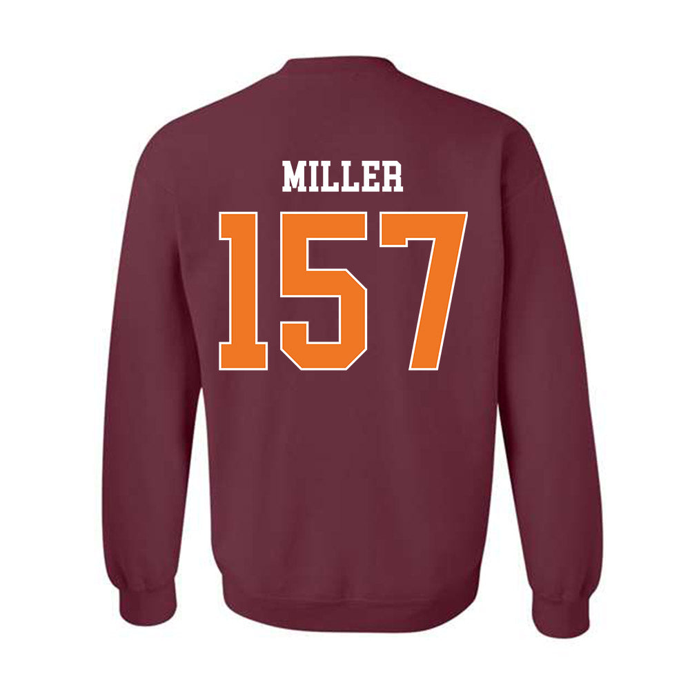 Virginia Tech - NCAA Wrestling : Ethen Miller - Classic Shersey Crewneck Sweatshirt-1