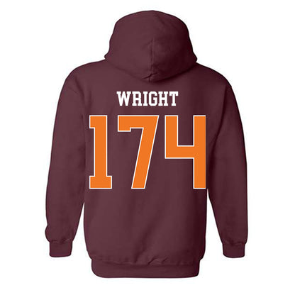 Virginia Tech - NCAA Wrestling : Gage Wright - Classic Shersey Hooded Sweatshirt-1
