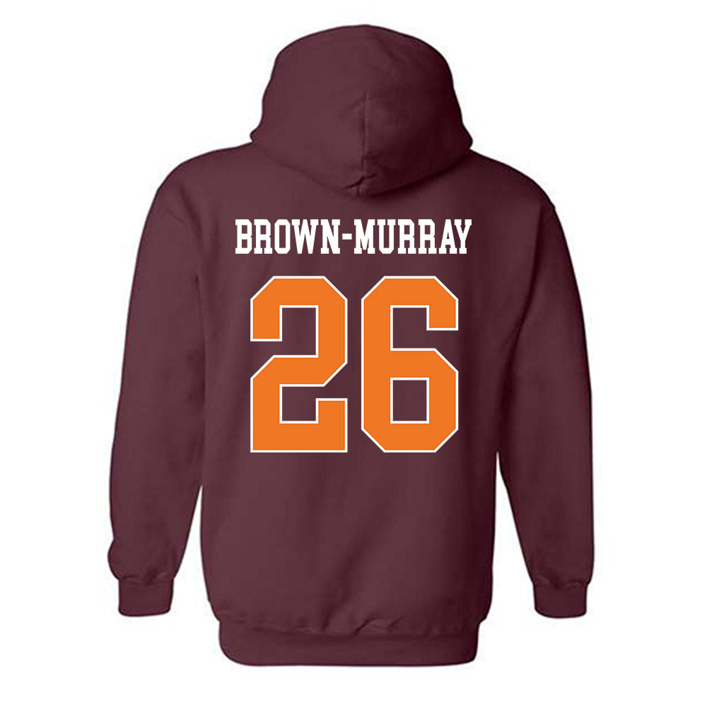 Virginia Tech - NCAA Football : Isaiah Brown-Murray - Classic Shersey Hooded Sweatshirt-1
