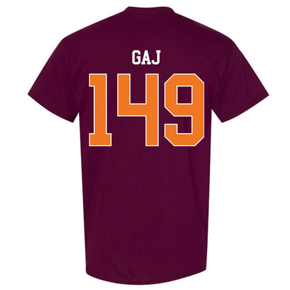Virginia Tech - NCAA Wrestling : Collin Gaj - Classic Shersey T-Shirt-1