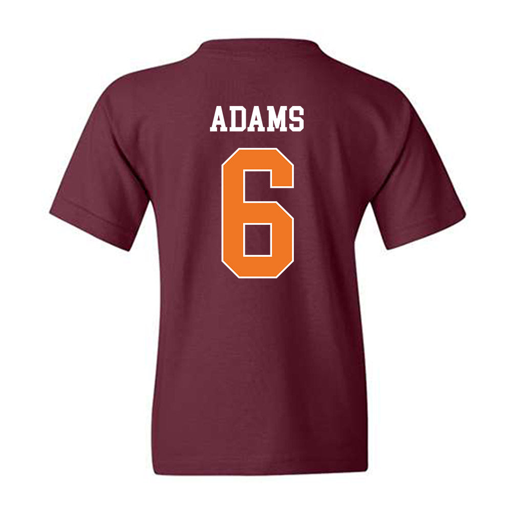 Virginia Tech - NCAA Football : Keylen Adams - Classic Shersey Youth T-Shirt-1