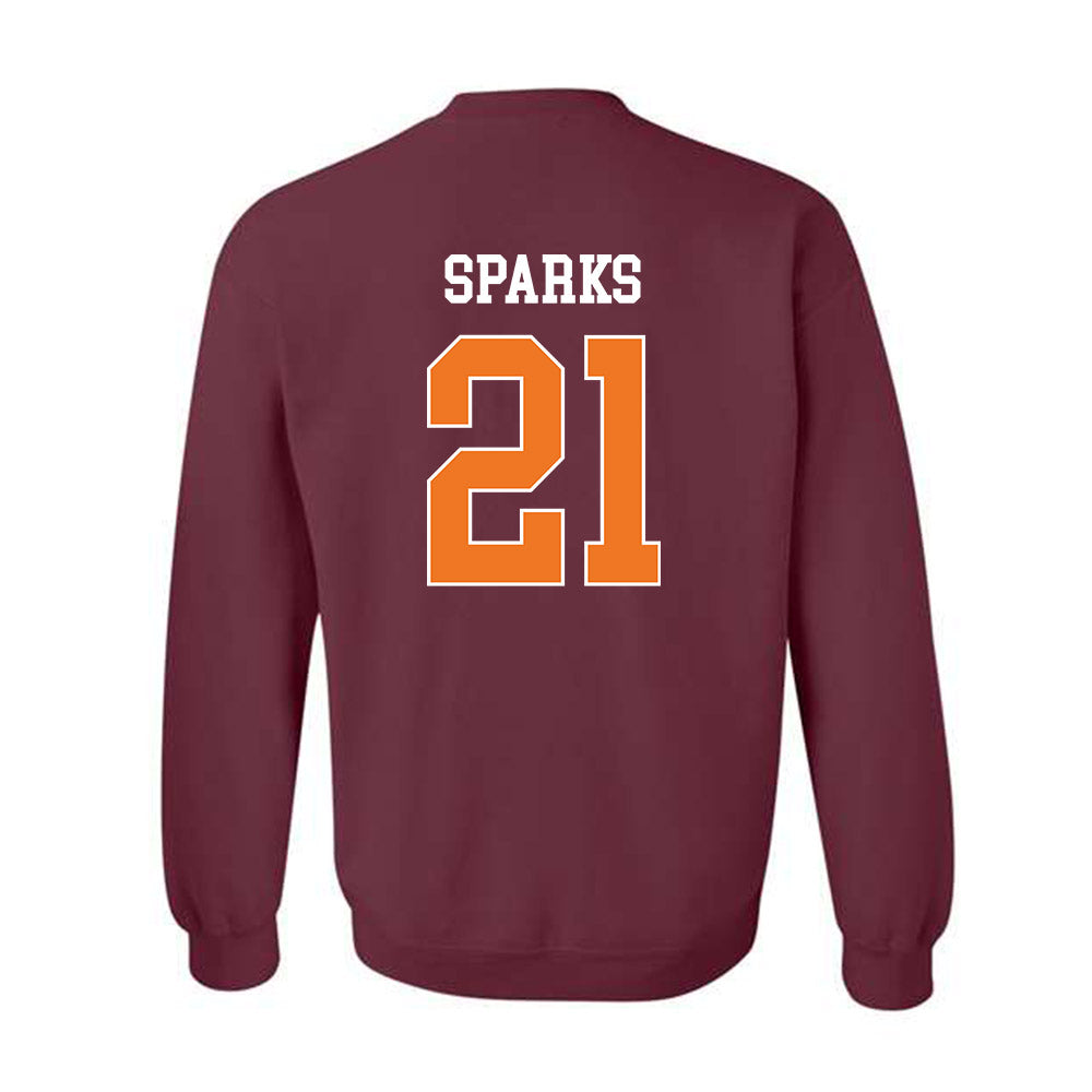 Virginia Tech - NCAA Football : Cam Sparks - Classic Shersey Crewneck Sweatshirt-1