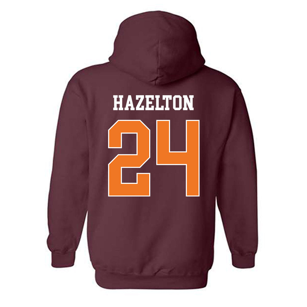 Virginia Tech - NCAA Women's Volleyball : Reese Hazelton - Classic Shersey Hooded Sweatshirt-1