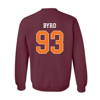 Virginia Tech - NCAA Football : Cole Byrd - Classic Shersey Crewneck Sweatshirt-1