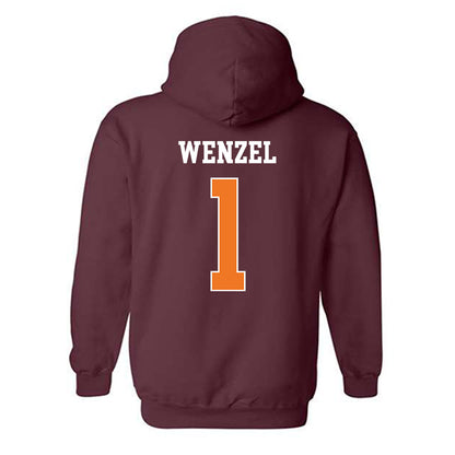 Virginia Tech - NCAA Women's Basketball : Carleigh Wenzel - Classic Shersey Hooded Sweatshirt-1