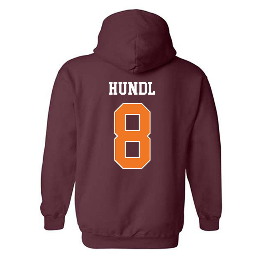 Virginia Tech - NCAA Women's Volleyball : Adeline Hundl - Classic Shersey Hooded Sweatshirt-1