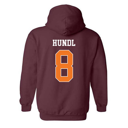 Virginia Tech - NCAA Women's Volleyball : Adeline Hundl - Classic Shersey Hooded Sweatshirt-1