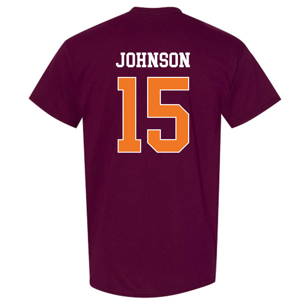 Virginia Tech - NCAA Football : Brennan Johnson - Classic Shersey T-Shirt-1