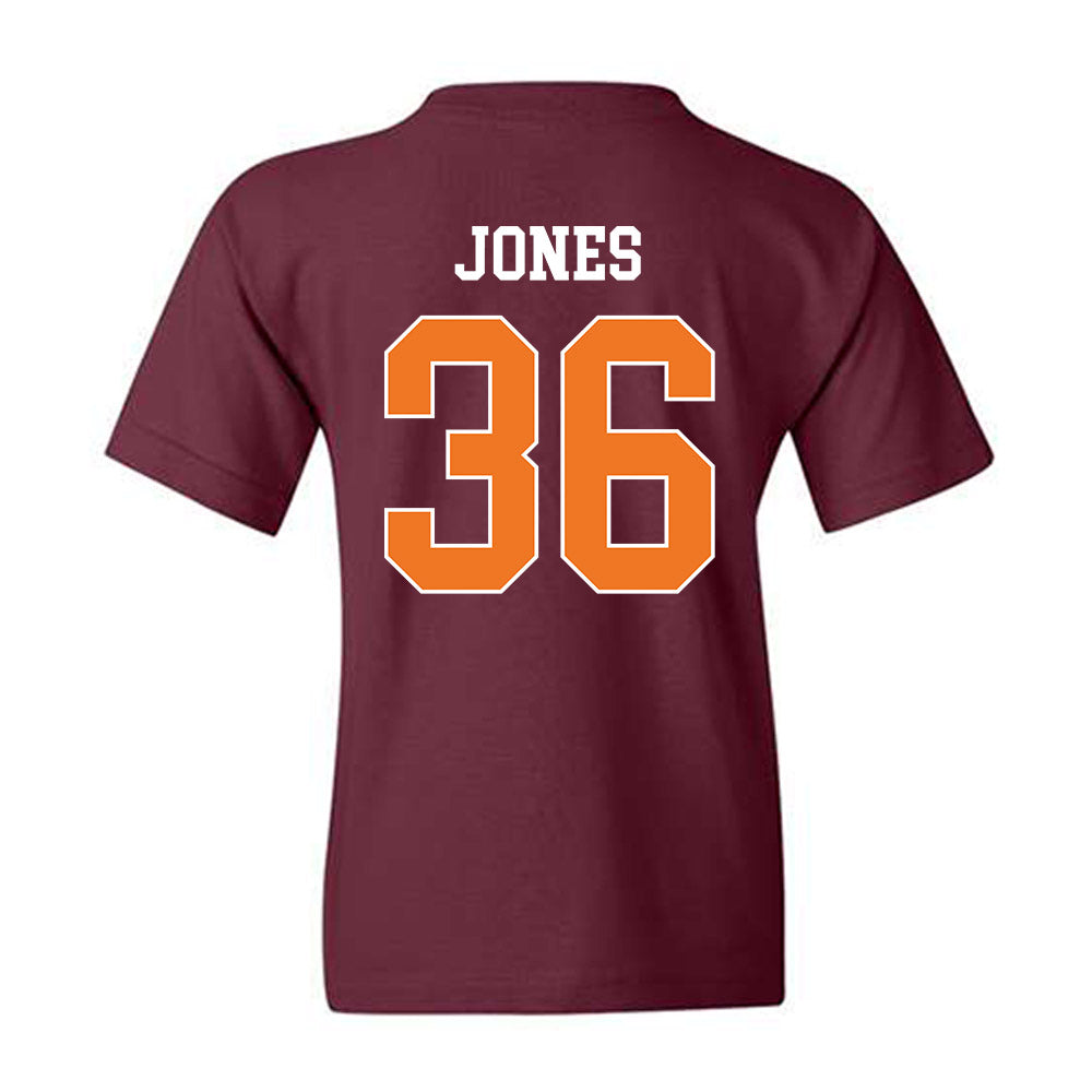 Virginia Tech - NCAA Football : Brody Jones - Classic Shersey Youth T-Shirt-1