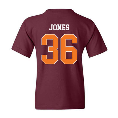 Virginia Tech - NCAA Football : Brody Jones - Classic Shersey Youth T-Shirt-1