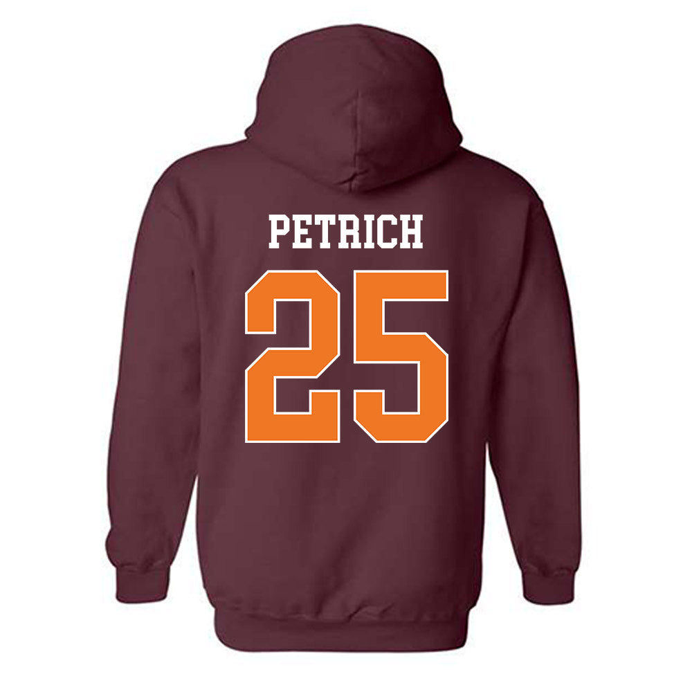 Virginia Tech - NCAA Baseball : Owen Petrich - Classic Shersey Hooded Sweatshirt-1