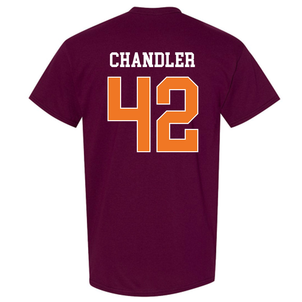 Virginia Tech - NCAA Baseball : Aimon Chandler - Classic Shersey T-Shirt-1