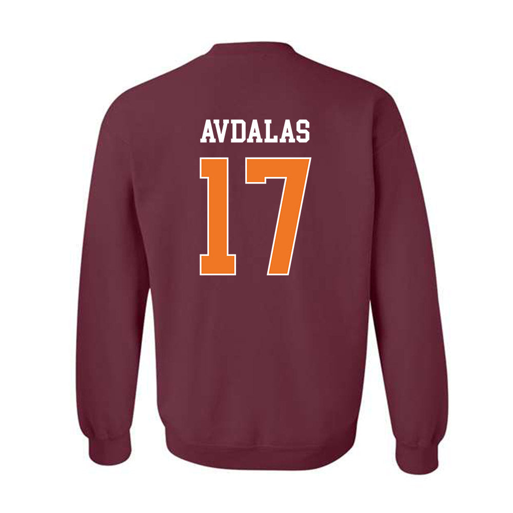 Virginia Tech - NCAA Men's Basketball : Neoklis Avdalas - Classic Shersey Crewneck Sweatshirt-1