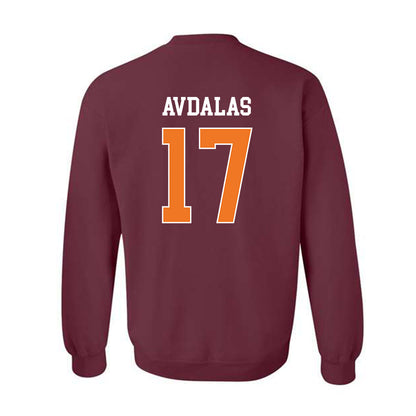 Virginia Tech - NCAA Men's Basketball : Neoklis Avdalas - Classic Shersey Crewneck Sweatshirt-1