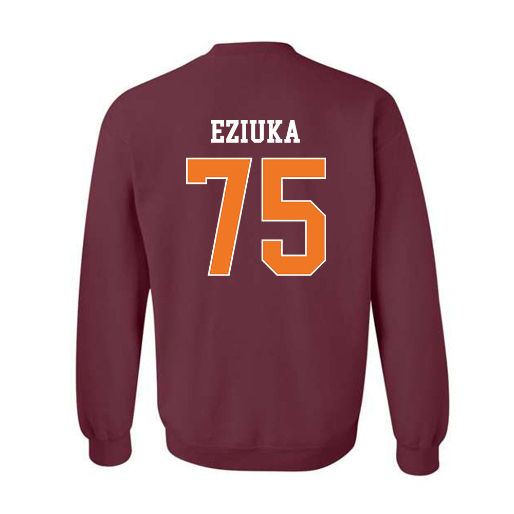Virginia Tech - NCAA Football : Benjamin Eziuka - Classic Shersey Crewneck Sweatshirt-1