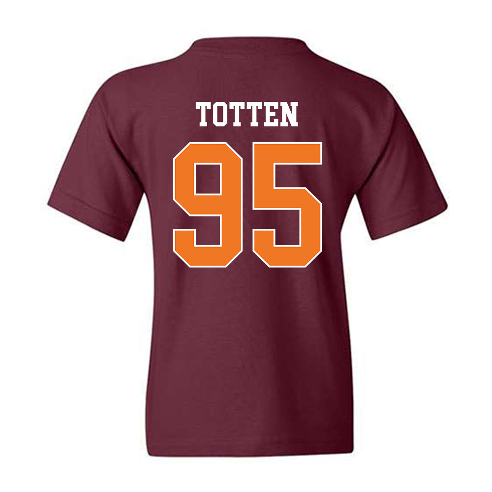 Virginia Tech - NCAA Football : Nathan Totten - Classic Shersey Youth T-Shirt-1