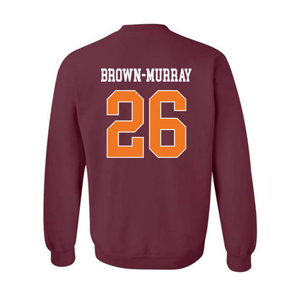 Virginia Tech - NCAA Football : Isaiah Brown-Murray - Classic Shersey Crewneck Sweatshirt-1