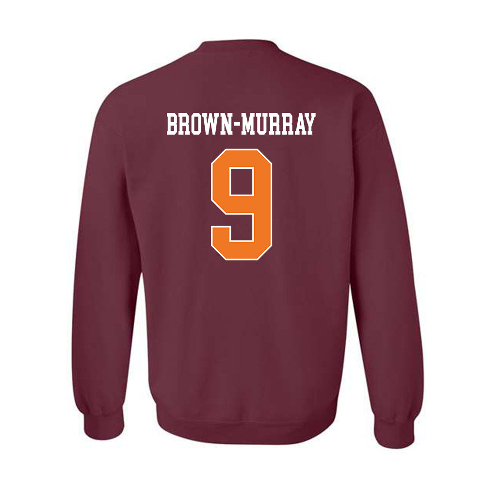 Virginia Tech - NCAA Football : Isaiah Brown-Murray - Classic Shersey Crewneck Sweatshirt-1