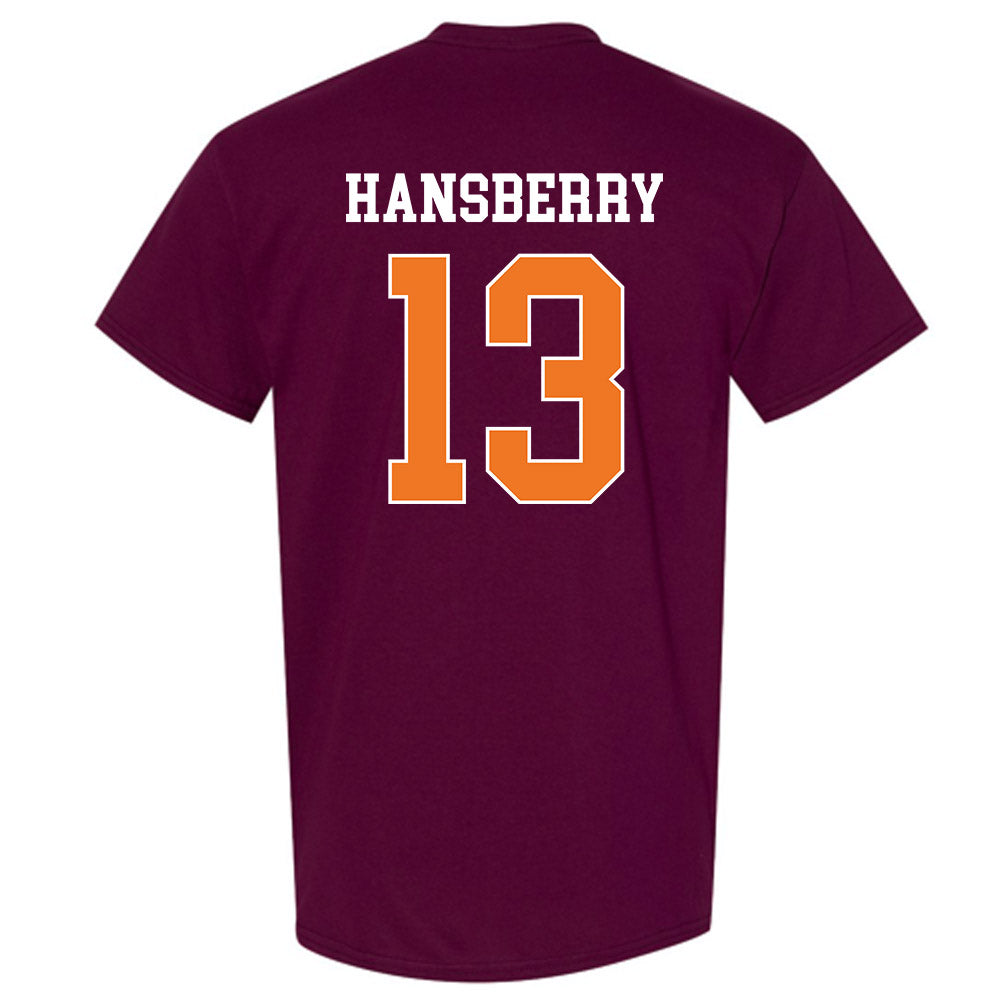 Virginia Tech - NCAA Men's Basketball : Amani Hansberry - Classic Shersey T-Shirt-1