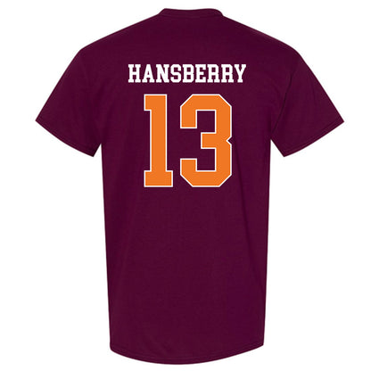 Virginia Tech - NCAA Men's Basketball : Amani Hansberry - Classic Shersey T-Shirt-1