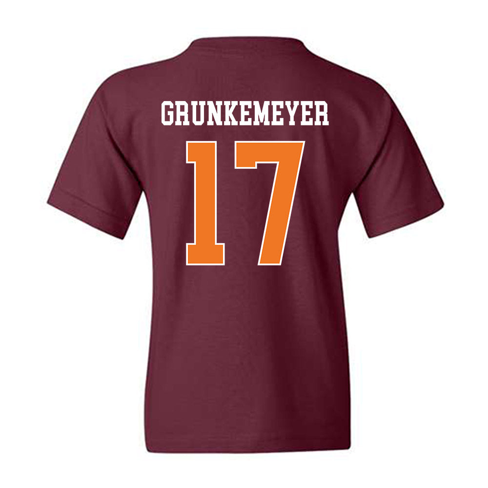 Virginia Tech - NCAA Football : Ethan Grunkemeyer - Classic Shersey Youth T-Shirt-1