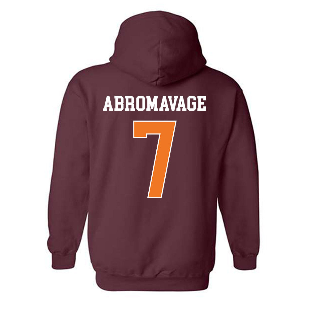 Virginia Tech - NCAA Softball : Nora Abromavage - Classic Shersey Hooded Sweatshirt-1