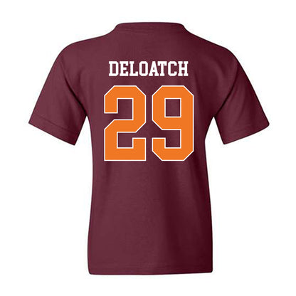 Virginia Tech - NCAA Football : Jahmari DeLoatch - Classic Shersey Youth T-Shirt-1